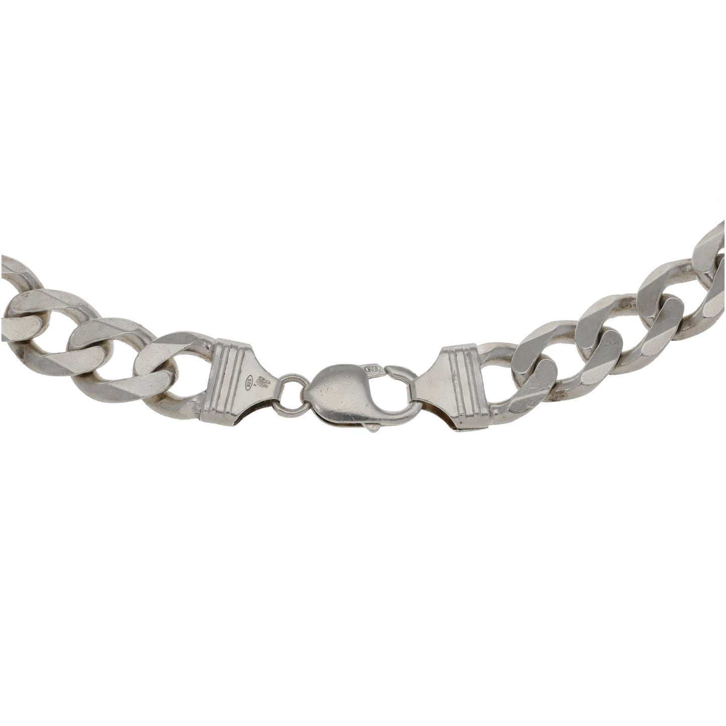 Silver Sterling Curb Chain 20"