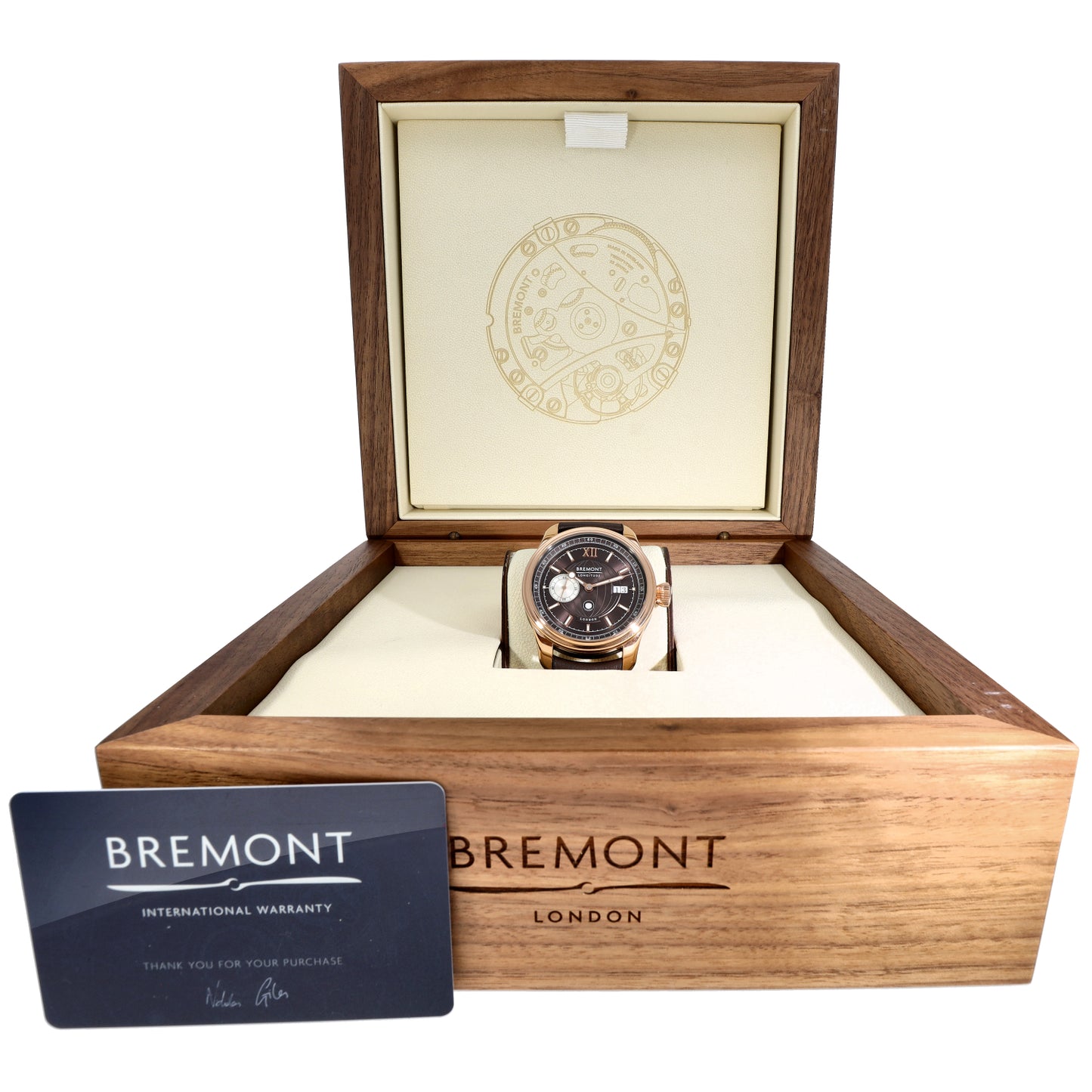 Bremont Longitude 40mm Rose Gold Watch