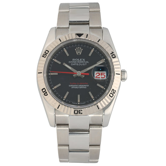 Rolex Datejust Turn-O-Graph 116264 36mm Stainless Steel Watch