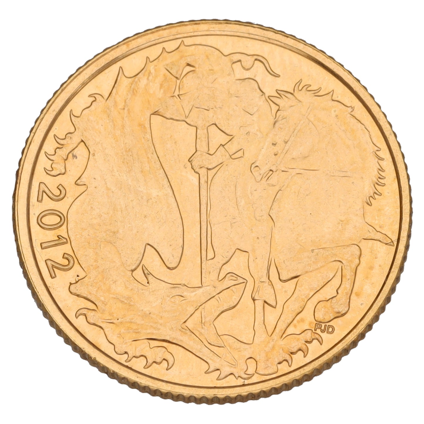 22ct Gold Queen Elizabeth II Full Sovereign Coin 2012