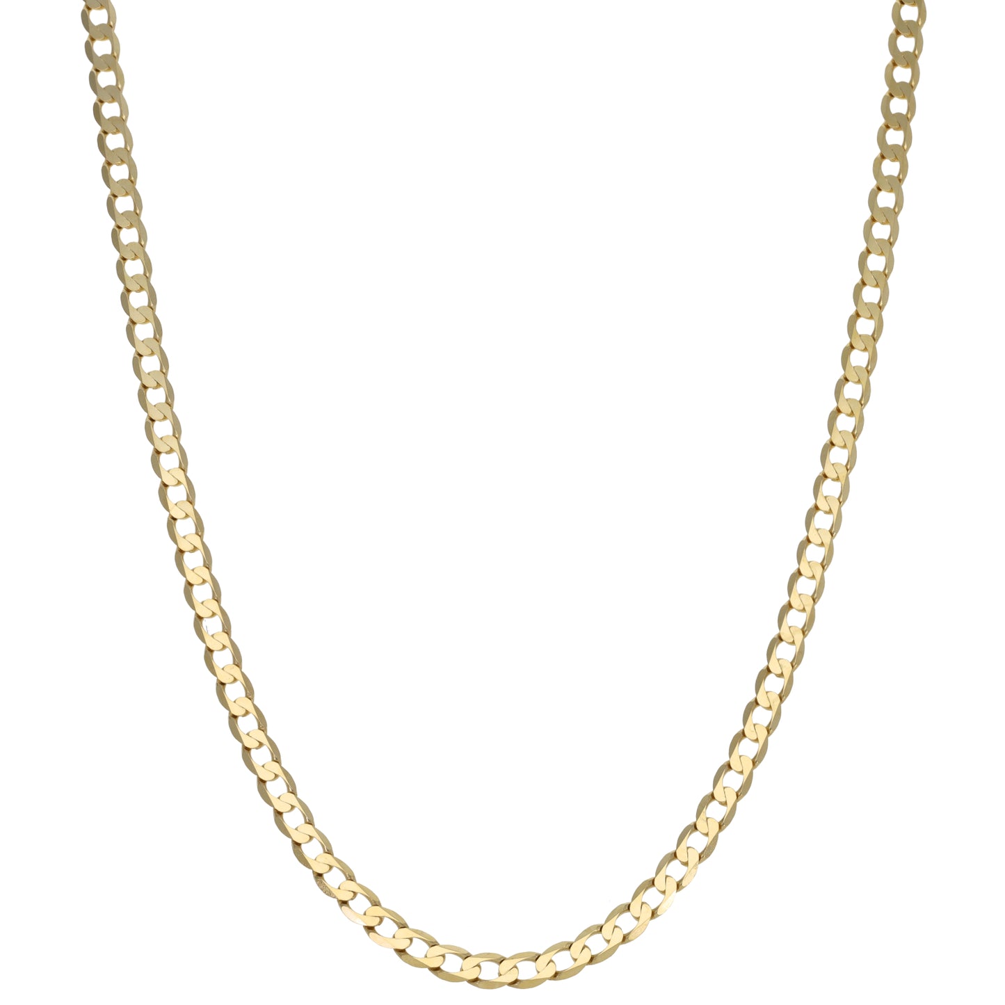 9ct Gold Curb Chain 20"
