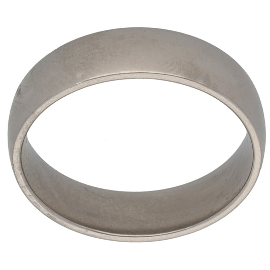 Platinum Plain Wedding Ring Size W