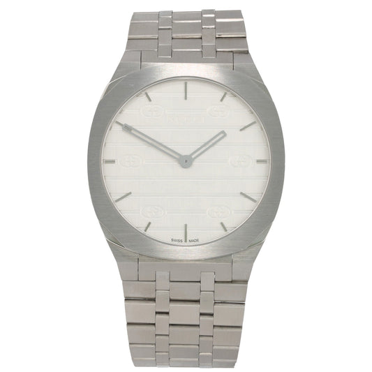 Gucci 25H 1634 38mm Stainless Steel Watch