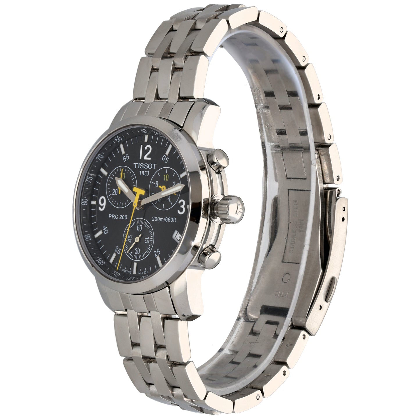 Tissot PRC200 T461 39mm Stainless Steel Watch