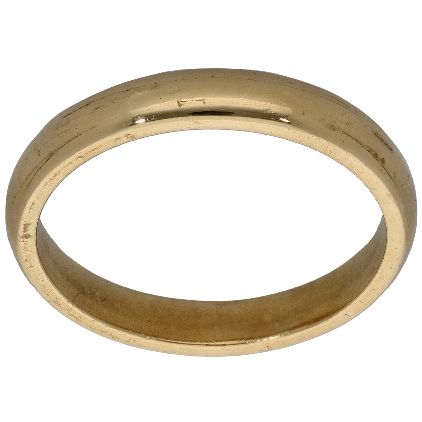18ct Gold Plain Wedding Ring Size U
