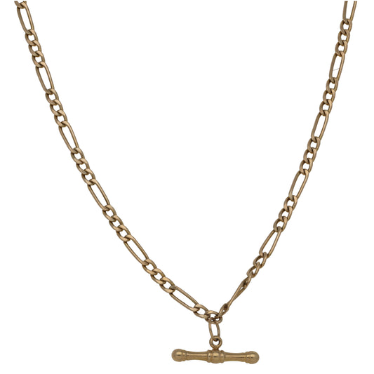 9ct Gold Figaro Chain 18"