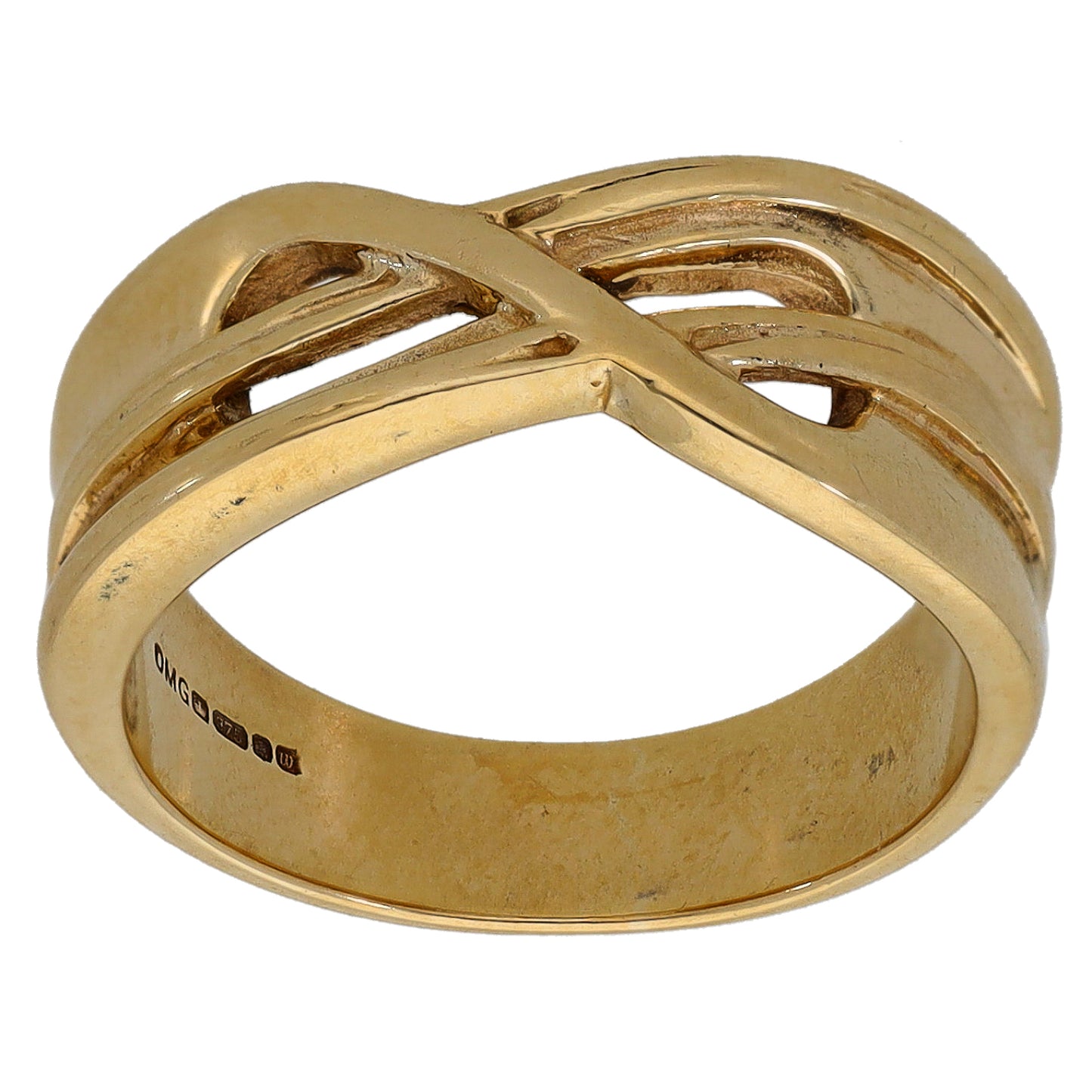 9ct Gold Alternative Ring Size K