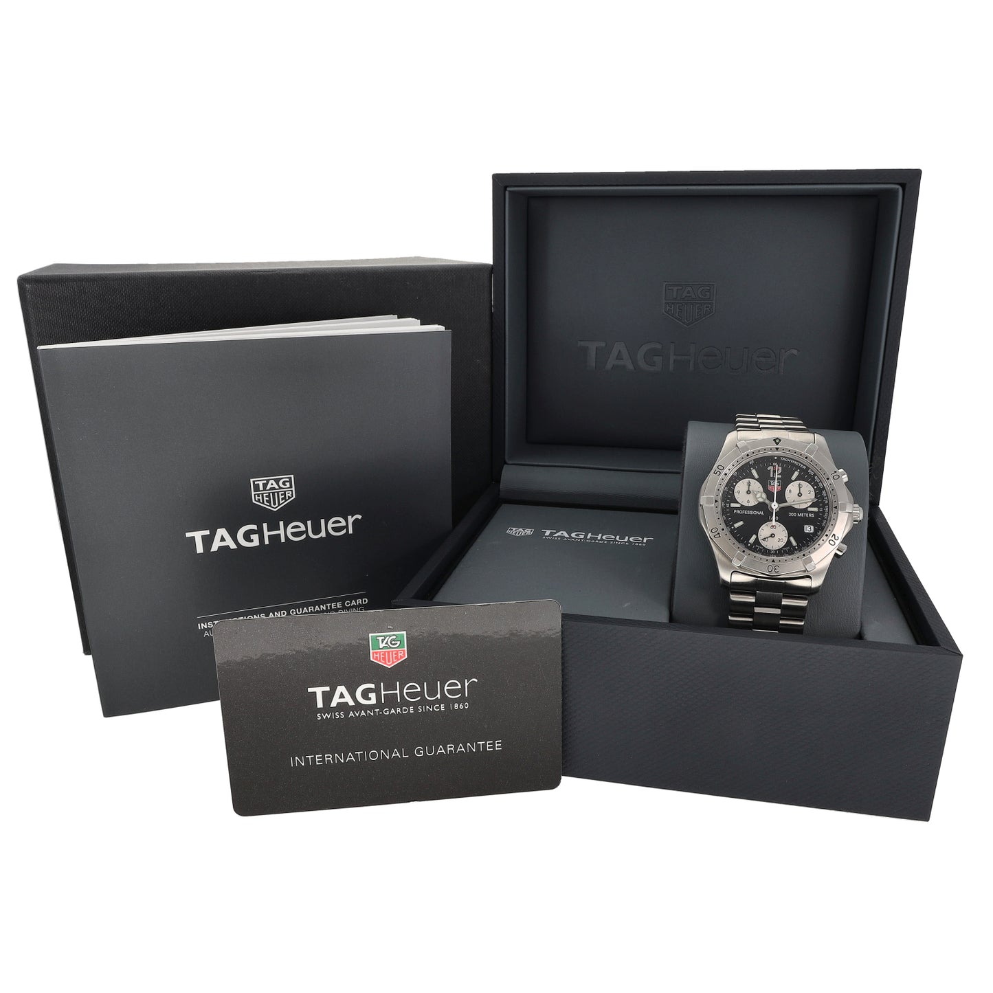 Tag Heuer Professional CK1110-0 37mm Stainless Steel Watch