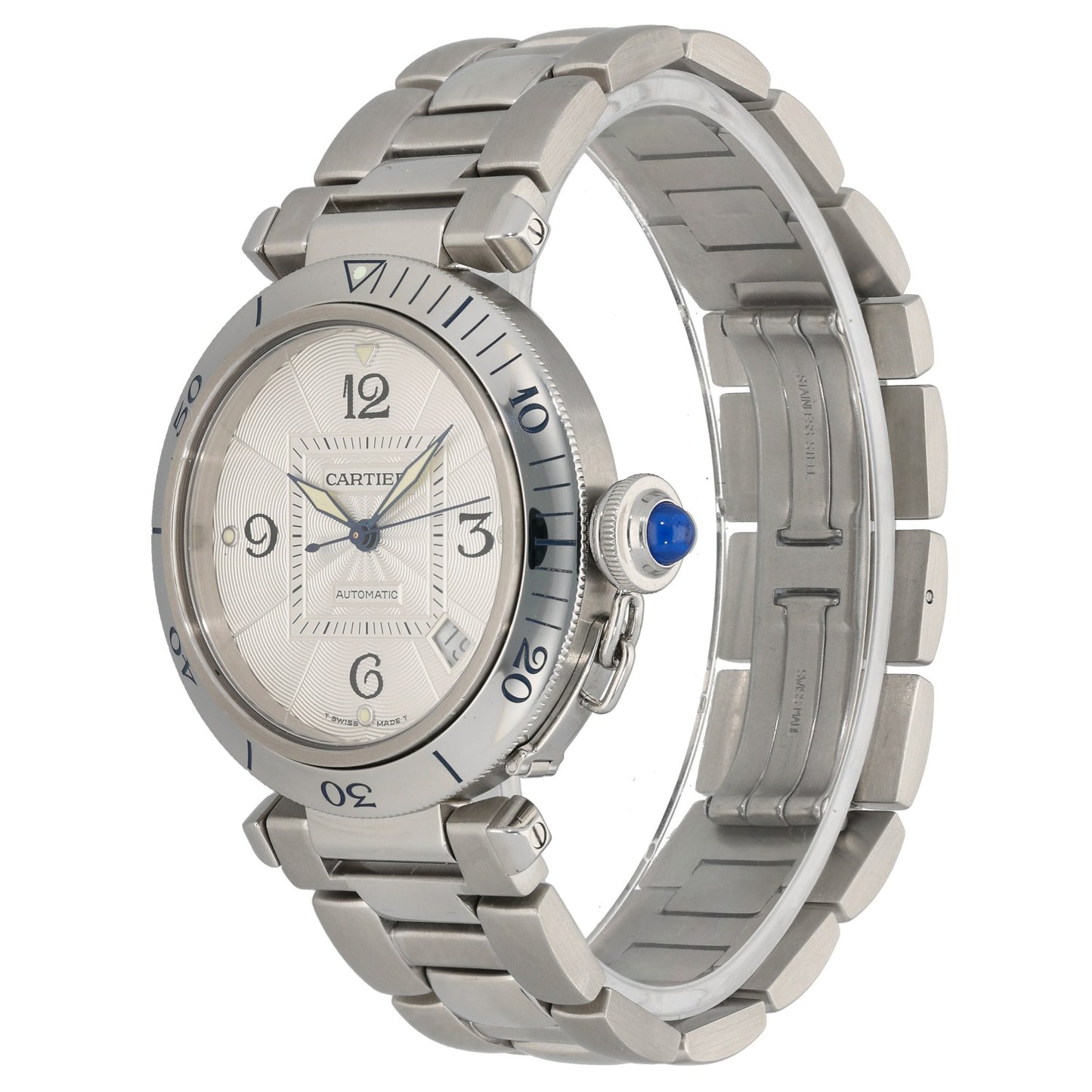 Cartier Pasha W31031H3 38mm Stainless Steel Watch