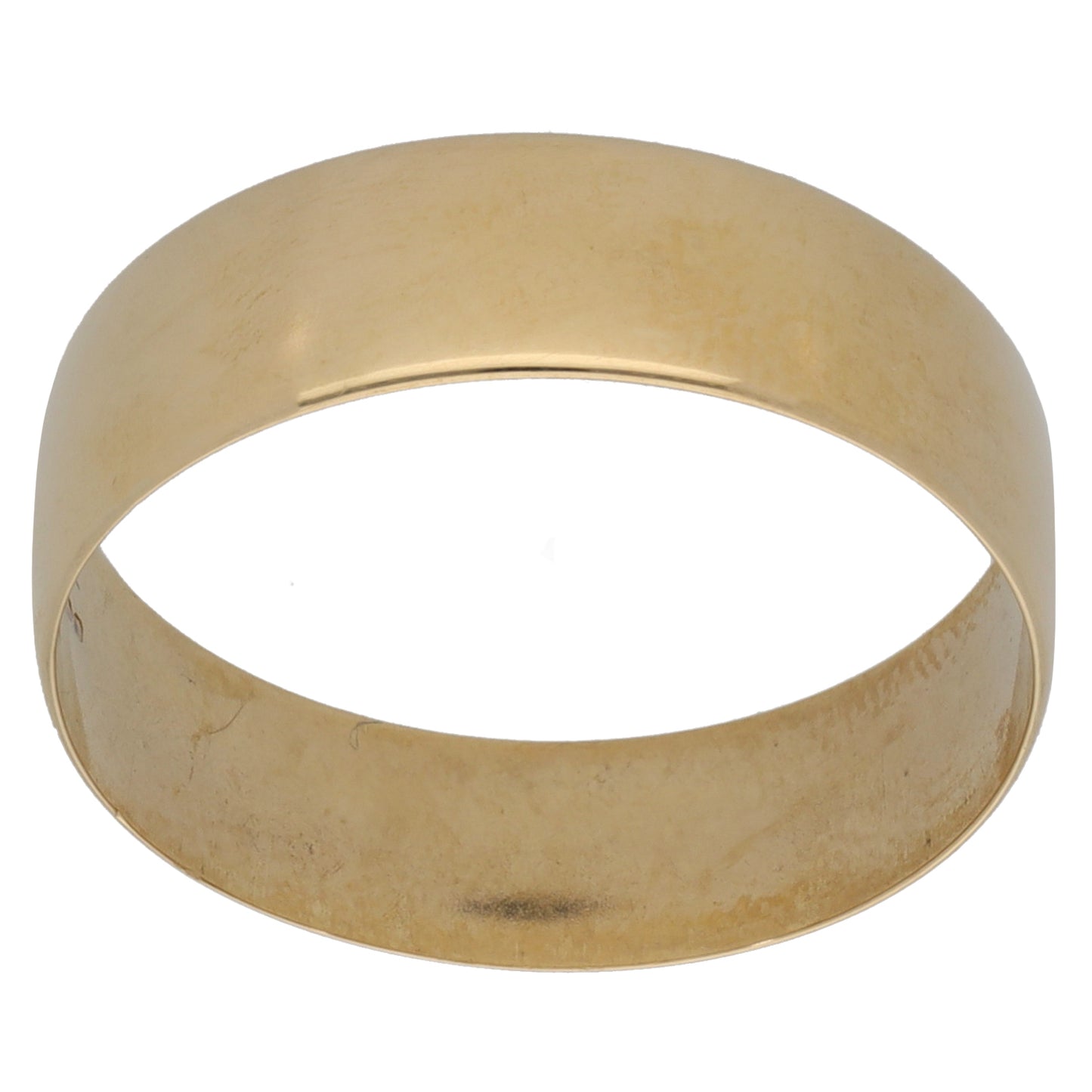 9ct Gold Plain Wedding Ring Size S