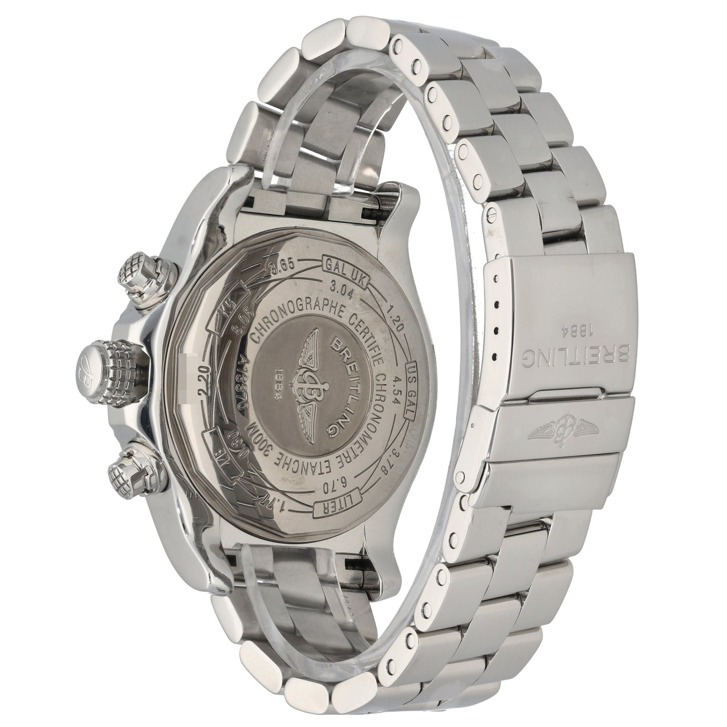 Breitling Super Avenger A13370 48mm Stainless Steel Watch