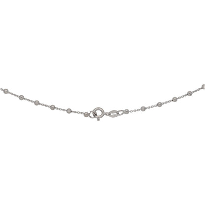 Silver Sterling Ladies Rosary 24"