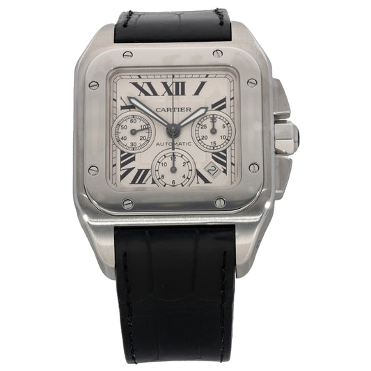Cartier Santos 100 W20090X8 41mm Stainless Steel Watch