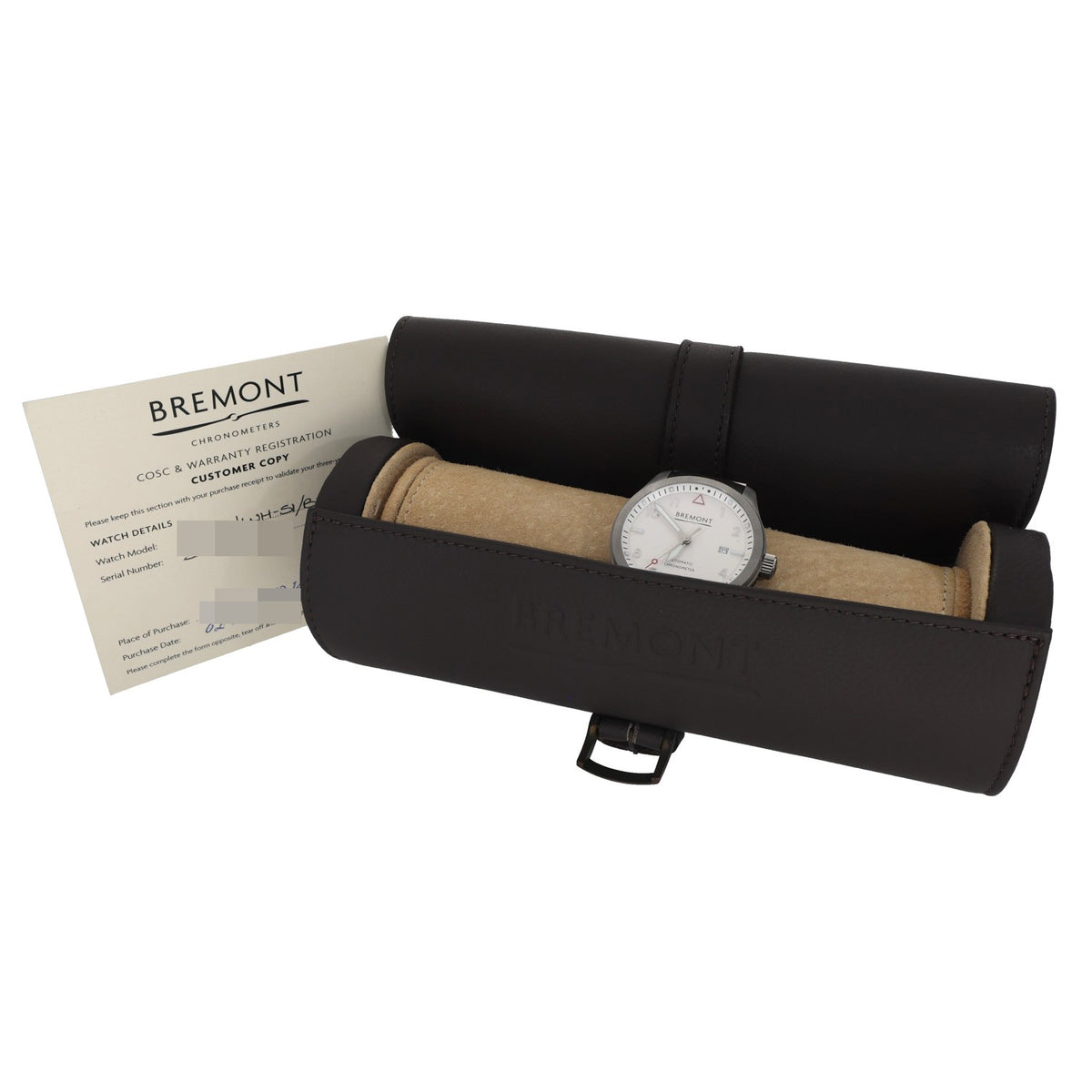 Bremont Solo SOLO/WH-SI/BR 43mm Stainless Steel Watch