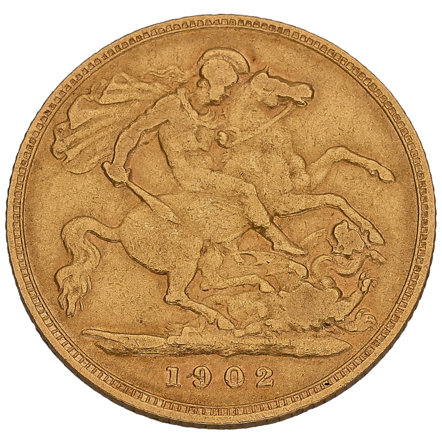 22ct Gold King Edward VII Half Sovereign Coin 1902