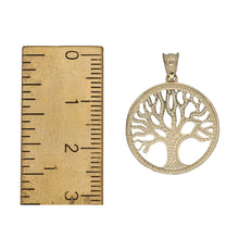 Load image into Gallery viewer, 9ct Bi-Colour Gold Tree Of Life Pendant
