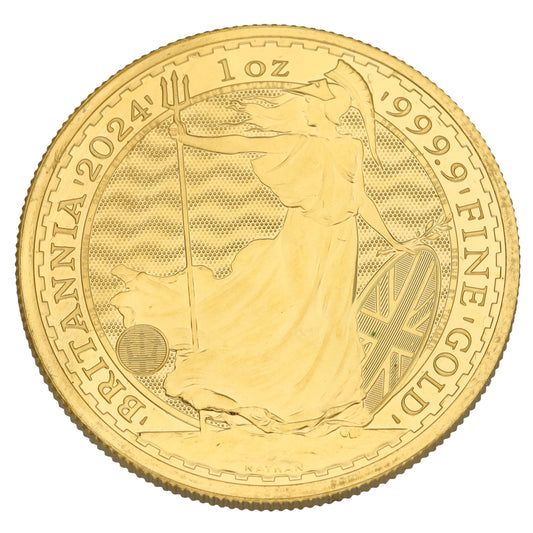 24ct Gold King Charles III 1 OZ Britannia Coin 2024