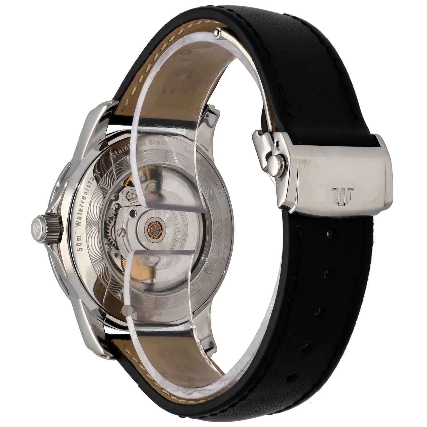 Maurice Lacroix Pontos Day Date PT6058 40mm Stainless Steel Watch
