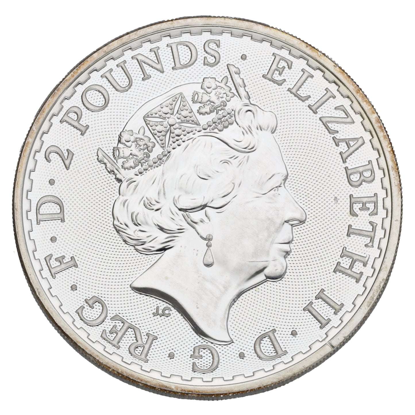 Fine Silver Queen Elizabeth II 1 OZ Britannia Coin 2021