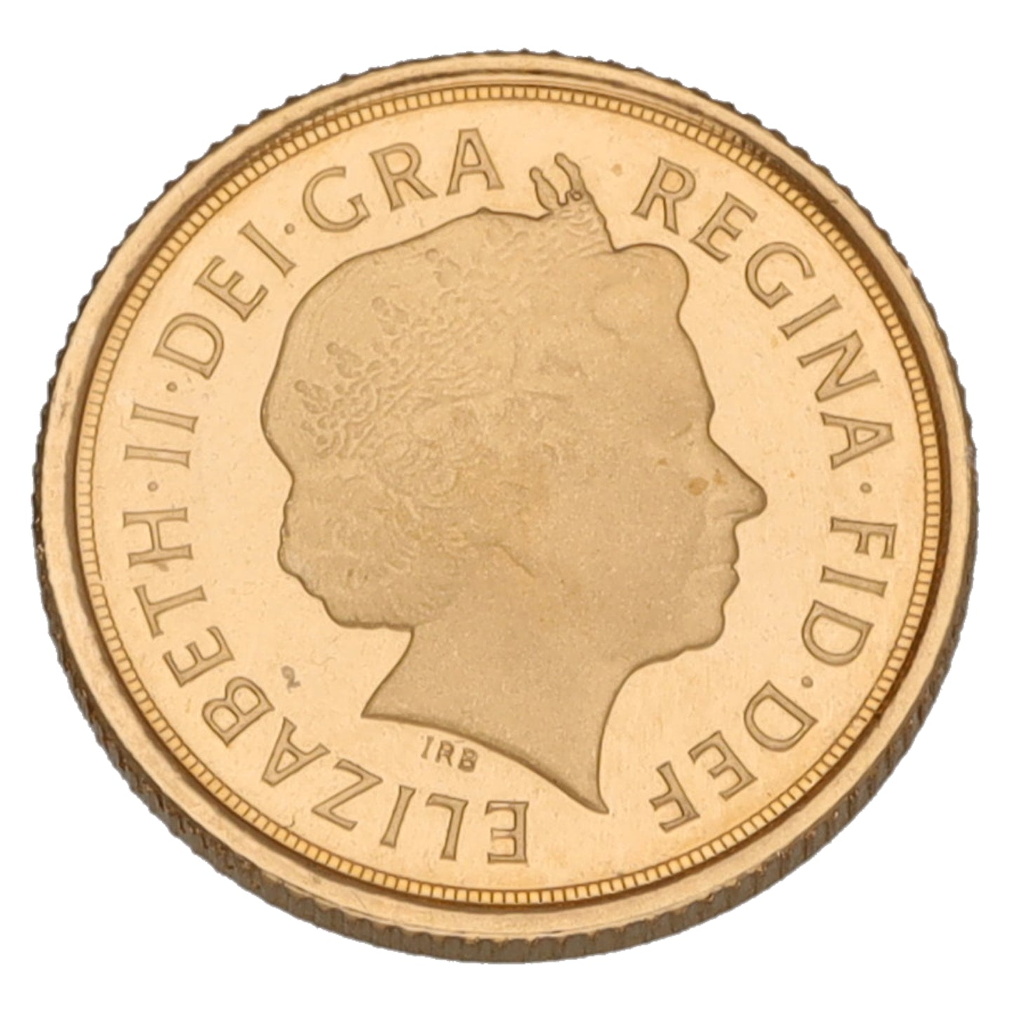 22ct Gold Queen Elizabeth II Quarter Sovereign Coin 2009