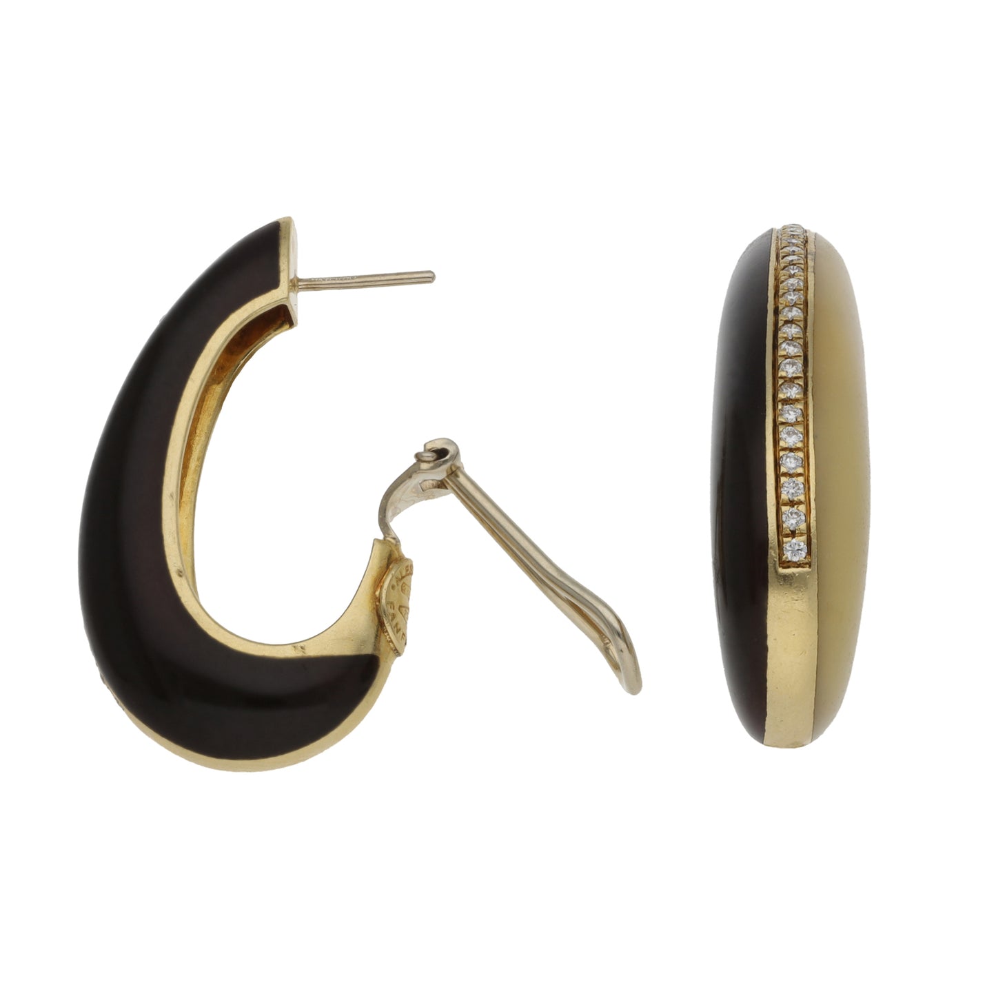 18ct Gold 0.46ct Diamond Dress/Cocktail Earrings