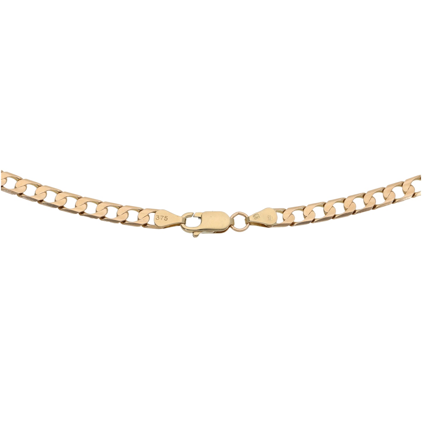 9ct Gold Curb Chain 18"