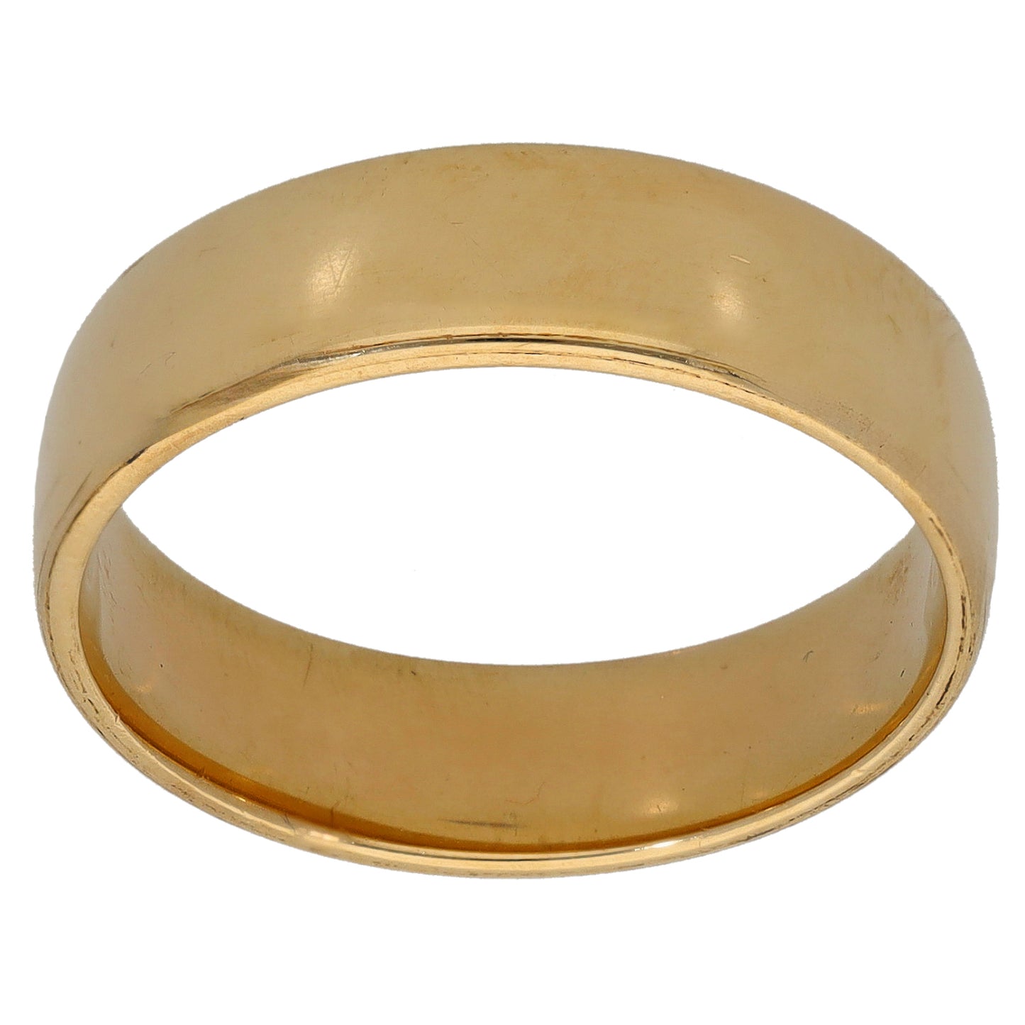 9ct Gold Plain Wedding Ring Size T