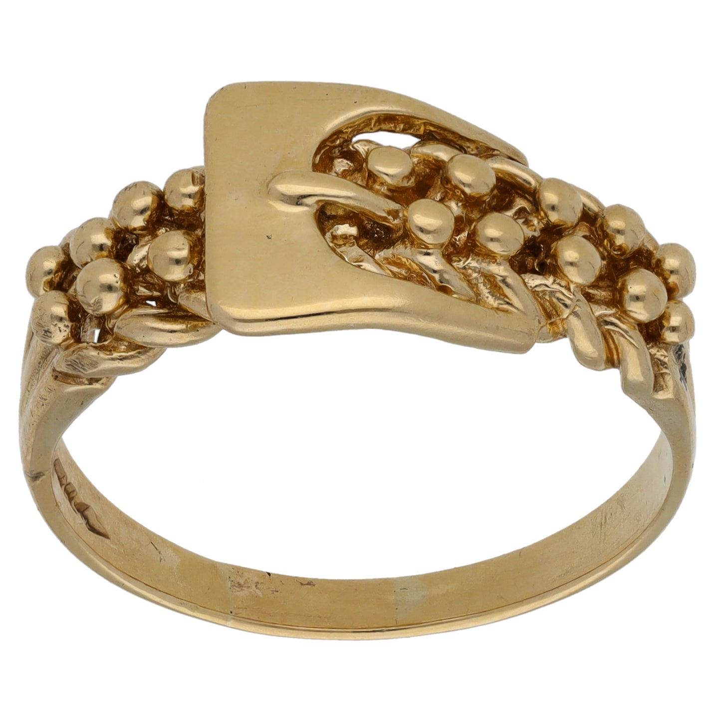 9ct Gold Buckle Ring Size Y
