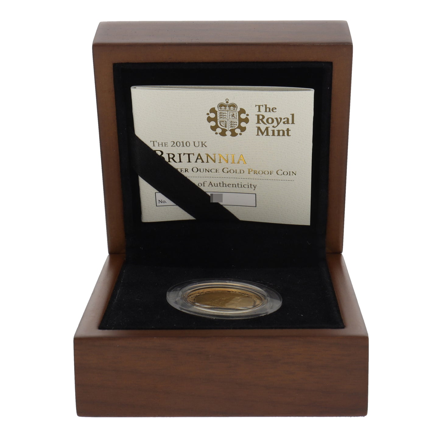 22ct Gold Queen Elizabeth II 1/4 OZ Britannia Coin 2010
