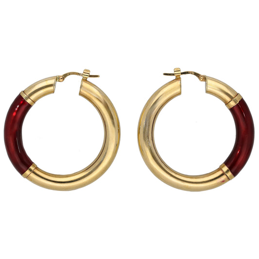 9ct Gold Hoop Earrings