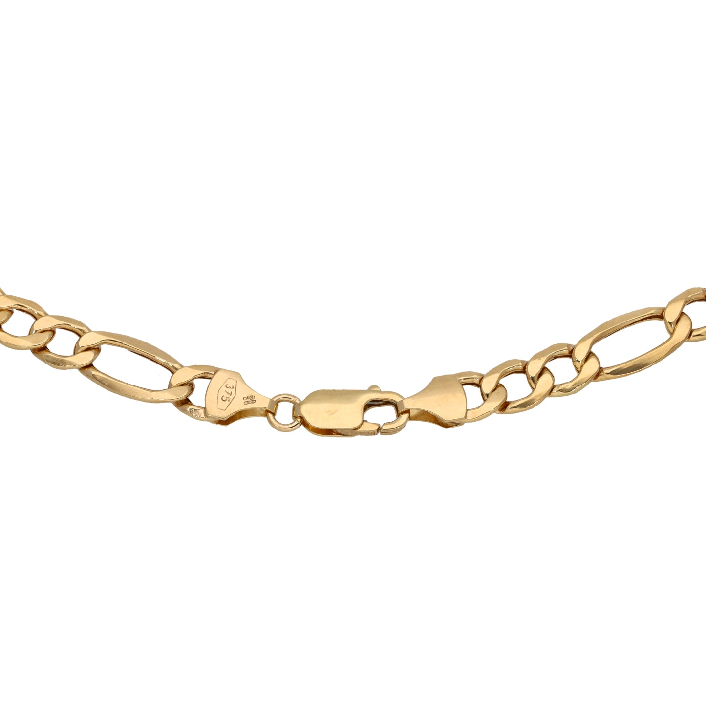 9ct Gold Figaro Chain 20"