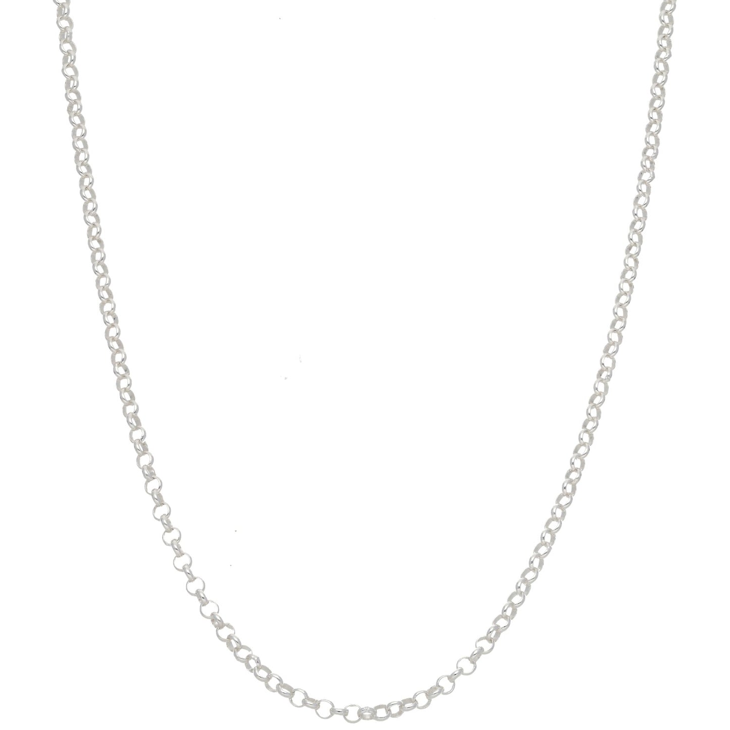 New Sterling Silver Belcher Chain 22"