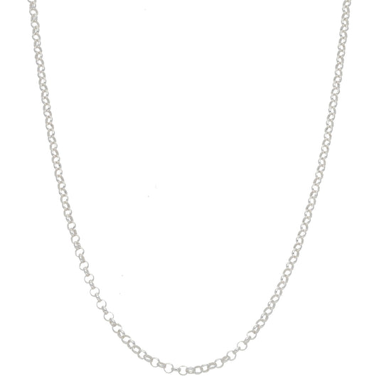 New Sterling Silver Belcher Chain 22"