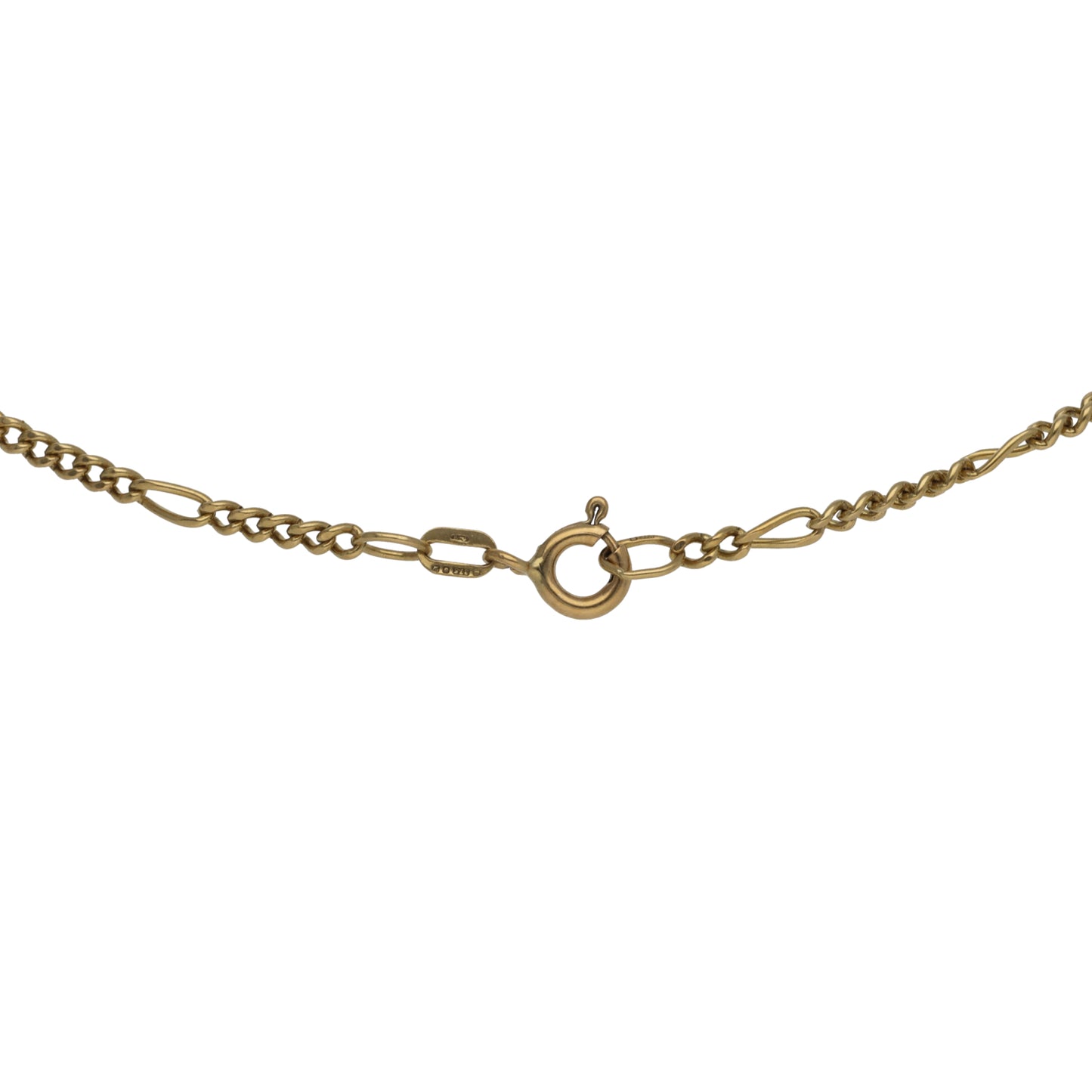 9ct Gold Figaro Chain 26"