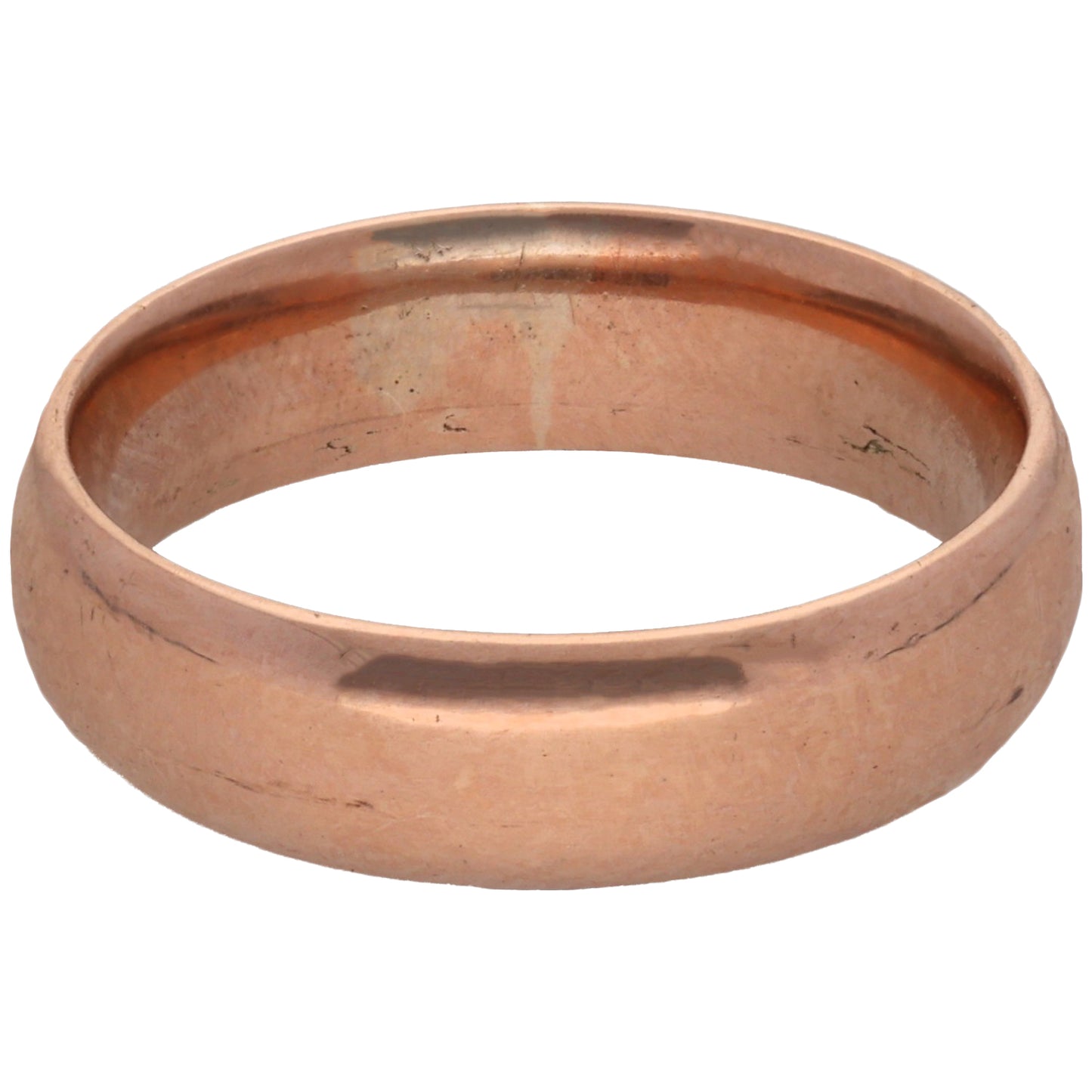 9ct Gold Plain Wedding Ring Size L
