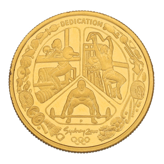 24ct Gold Sydney Olympics 100 Dollars Coin 2000