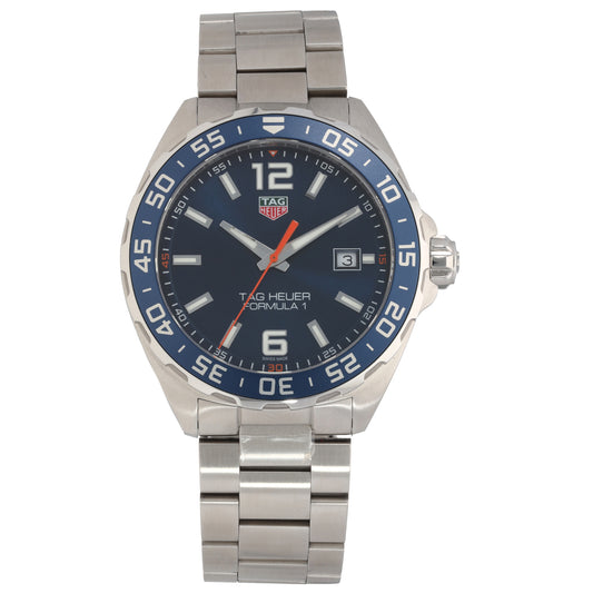 Tag Heuer Formula 1 WAZ1010 43mm Stainless Steel Watch