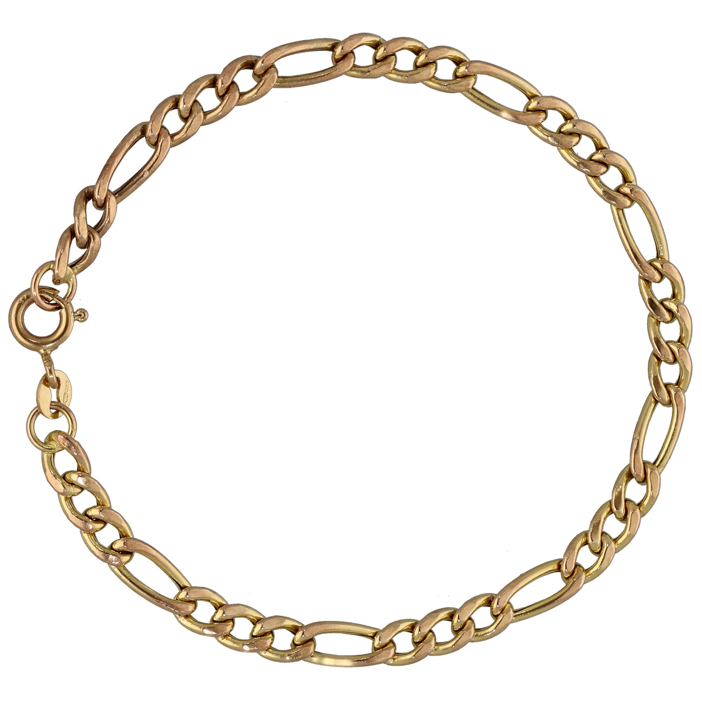 9ct Gold Figaro Bracelet