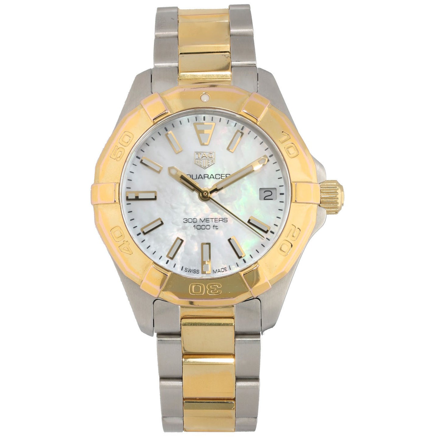 Tag Heuer Aquaracer WBD1320 33mm Bi-Colour Watch
