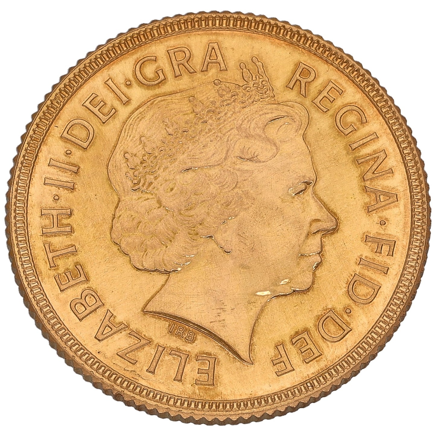 22ct Gold Queen Elizabeth II Full Sovereign Coin 2002