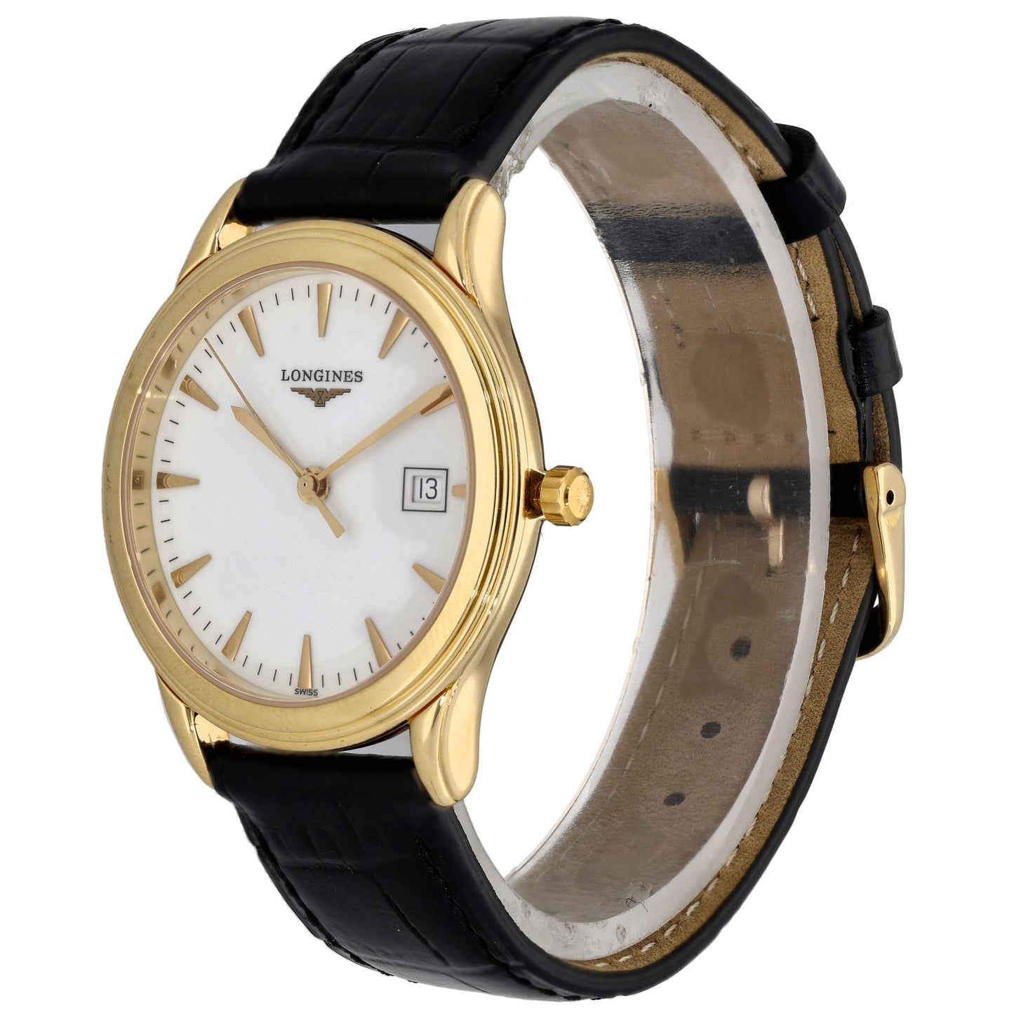 Longines Flagship L4.716.6 36mm Gold Watch