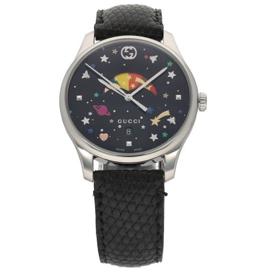 Gucci G-Timeless 126.4 36mm Stainless Steel Watch