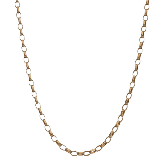 9ct Gold Belcher Chain 22"