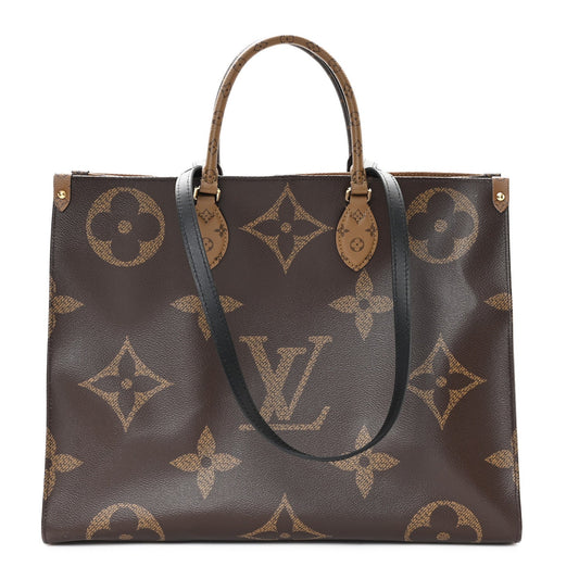 Louis Vuitton OnTheGo GM Monogram Coated Canvas Bag - Brown