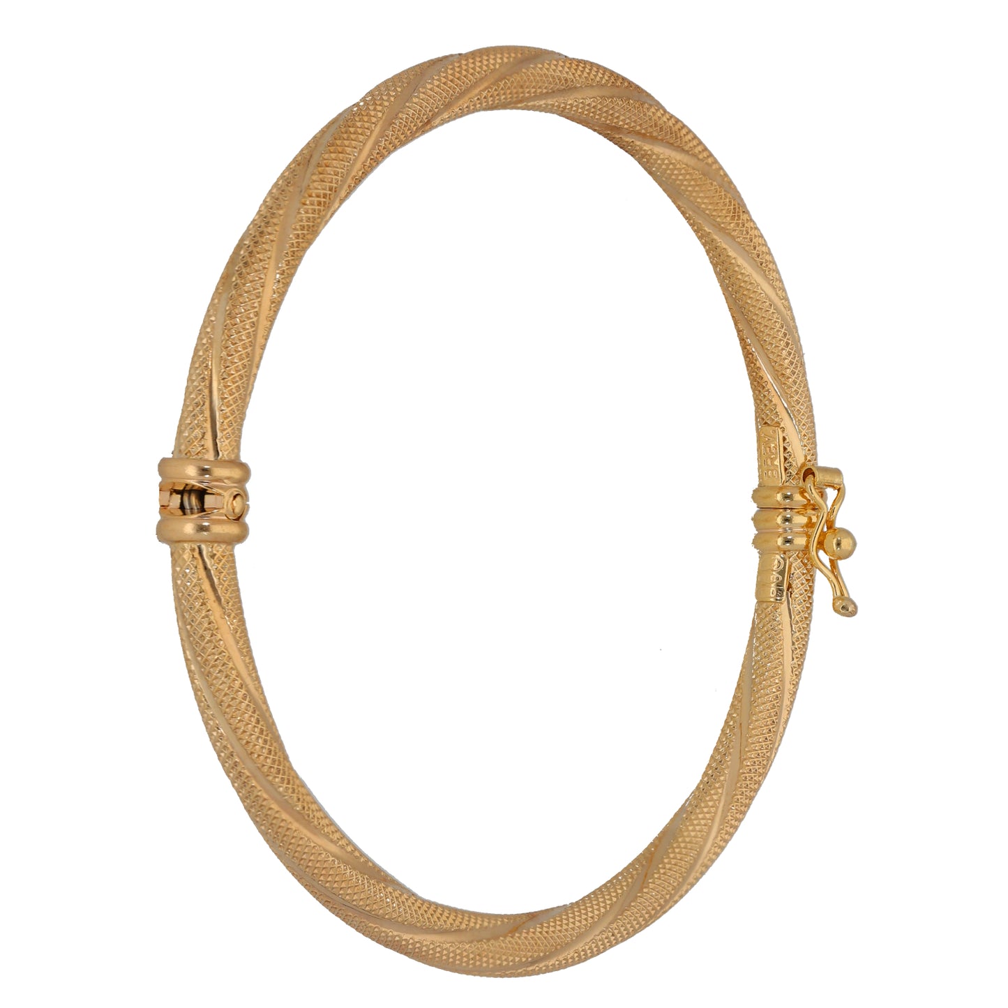 9ct Gold Hinged/Clasp Bangle