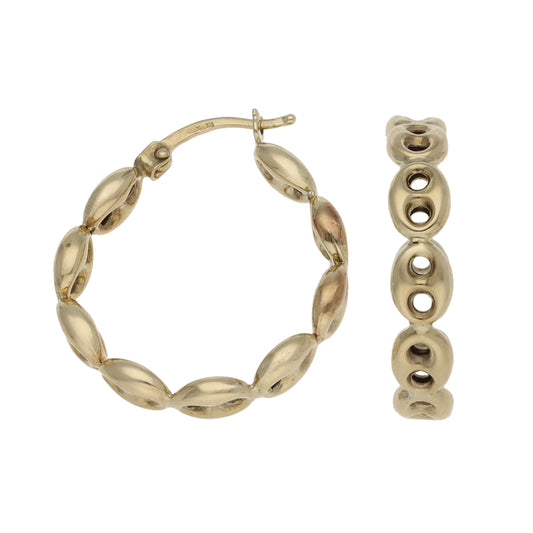 9ct Gold Hoop Earrings