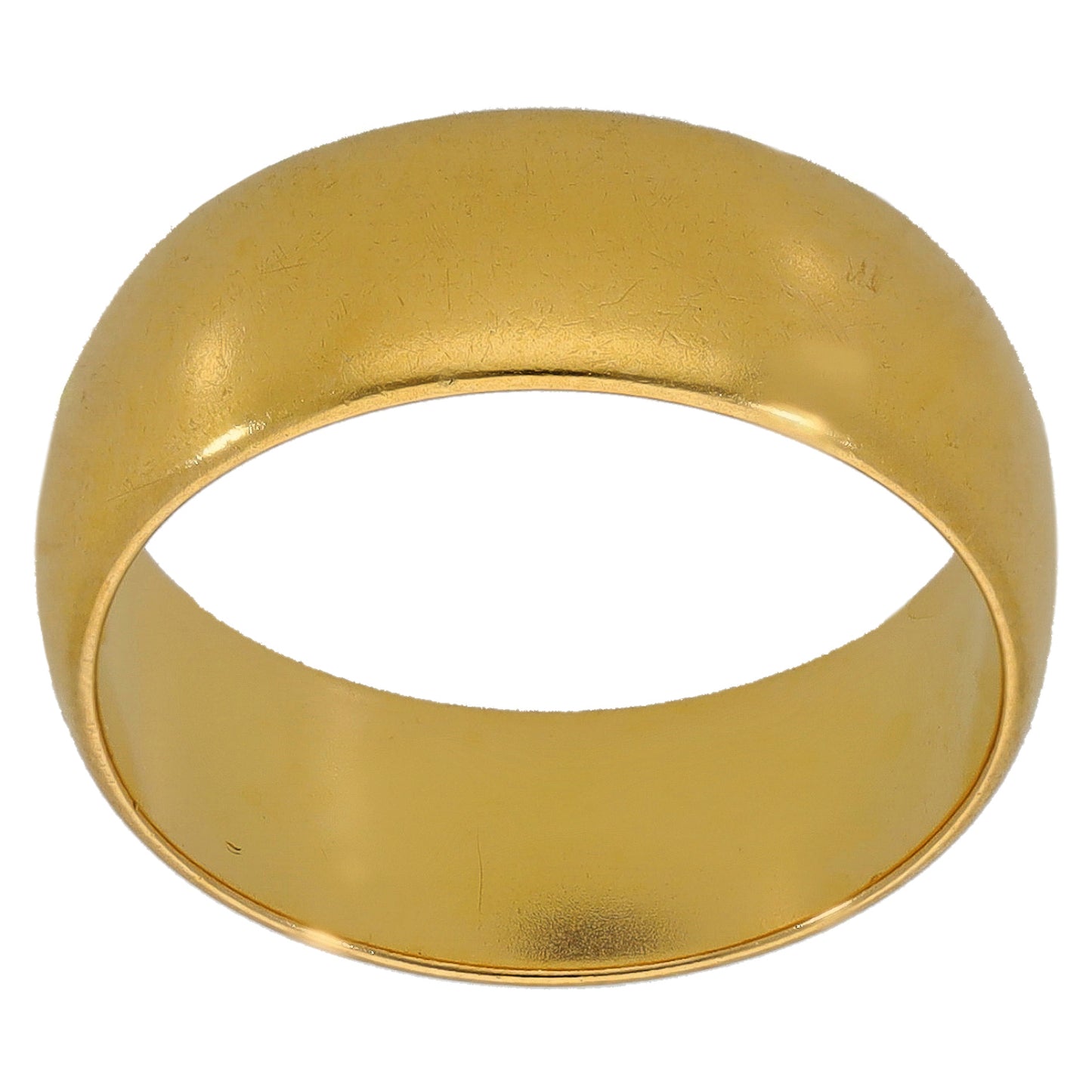 22ct Gold Plain Wedding Ring Size M