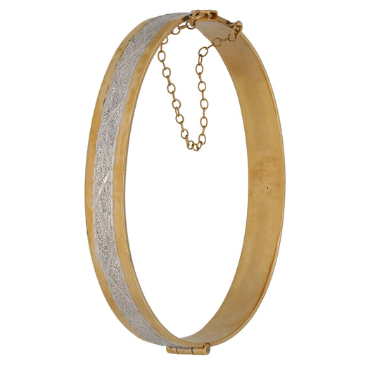 9ct Gold Hinged/Clasp Bangle