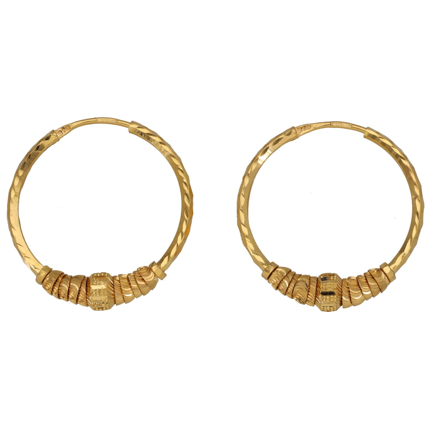 22ct Gold Hoop Earrings