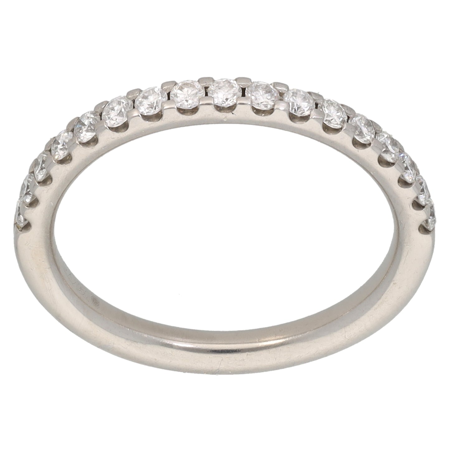 Platinum 0.34ct Diamond Eternity Ring Size M